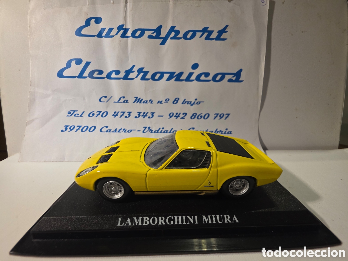 Coches a escala: Lamborgini Miura 1966 escala 1/43