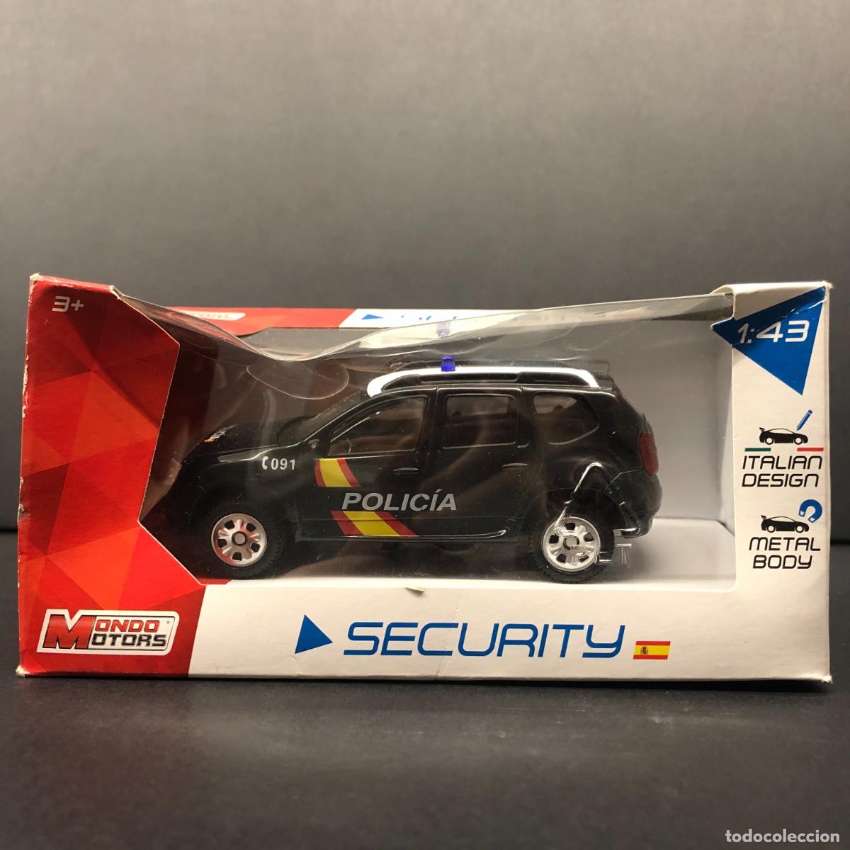 Coches a escala: COCHE DE JUGUETE - COCHE DE POLICIA - SECURITY - MONDO MOTORS - 1:43 - ITEM NO. 53170 / 40