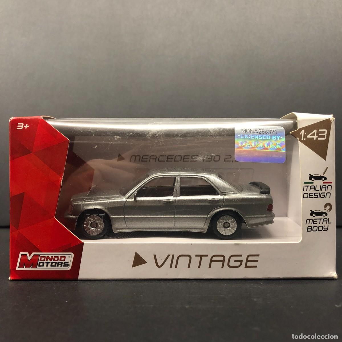 Coches a escala: COCHE DE JUGUETE - MERCEDES 190 2,3-16 - VINTAGE - MONDO MOTORS - 1:43 - ITEM NO. 53167 / 41