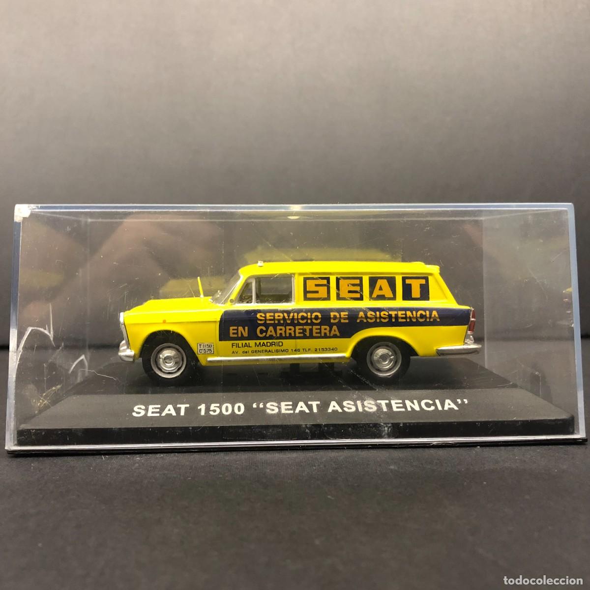 Coches a escala: COCHE DE JUGUETE - SEAT 1500 &rdquo;SEAT ASISTENCIA&rdquo; - VINTAGE - EDITORIAL ALTAYA - ESCALA 1:43 / 46