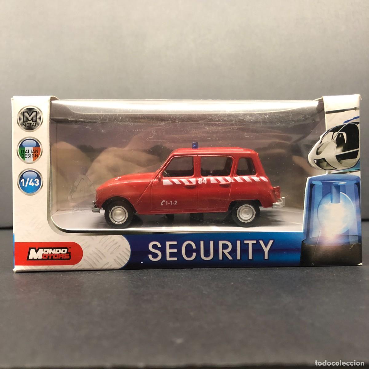 Coches a escala: COCHE DE JUGUETE - COCHE DE BOMBEROS - SECURITY - MONDO MOTORS - ESCALA 1/43 - ITEM N&ordm; 53206 / 47