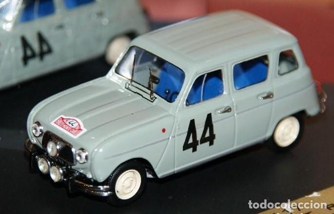 Coches a escala: RENAULT 4 L RALLYE DE MONTECARLO 1962 Manzon-Melot ESCALA 1/43 DE VITESSE EN CAJA