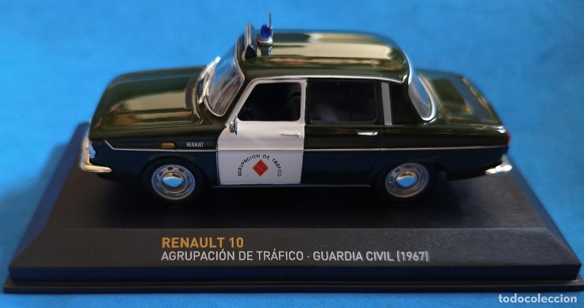 Coches a escala: Renault 10. Agrupaci&oacute;n de Tr&aacute;fico Guardia Civil.