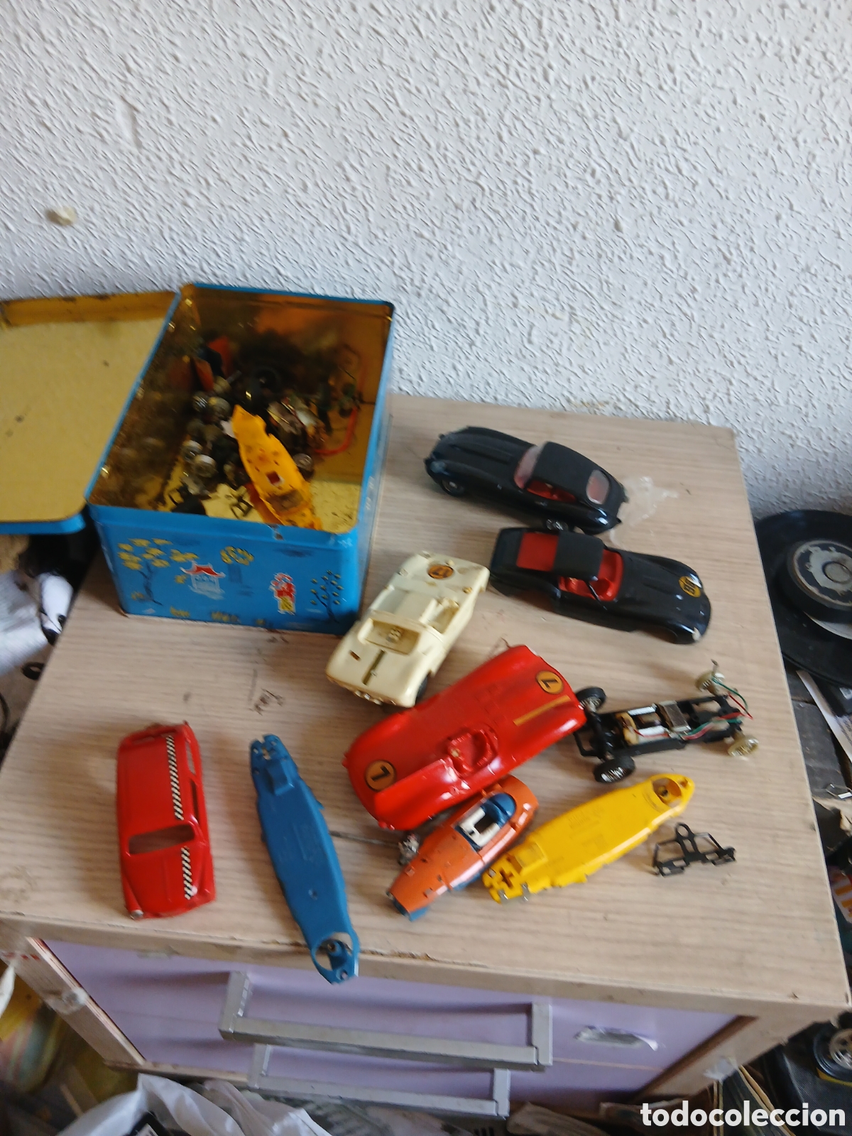 Coches a escala: LOTE DE COCHES ANTIGUOS PARA PIEZAS,,VER FOTOS