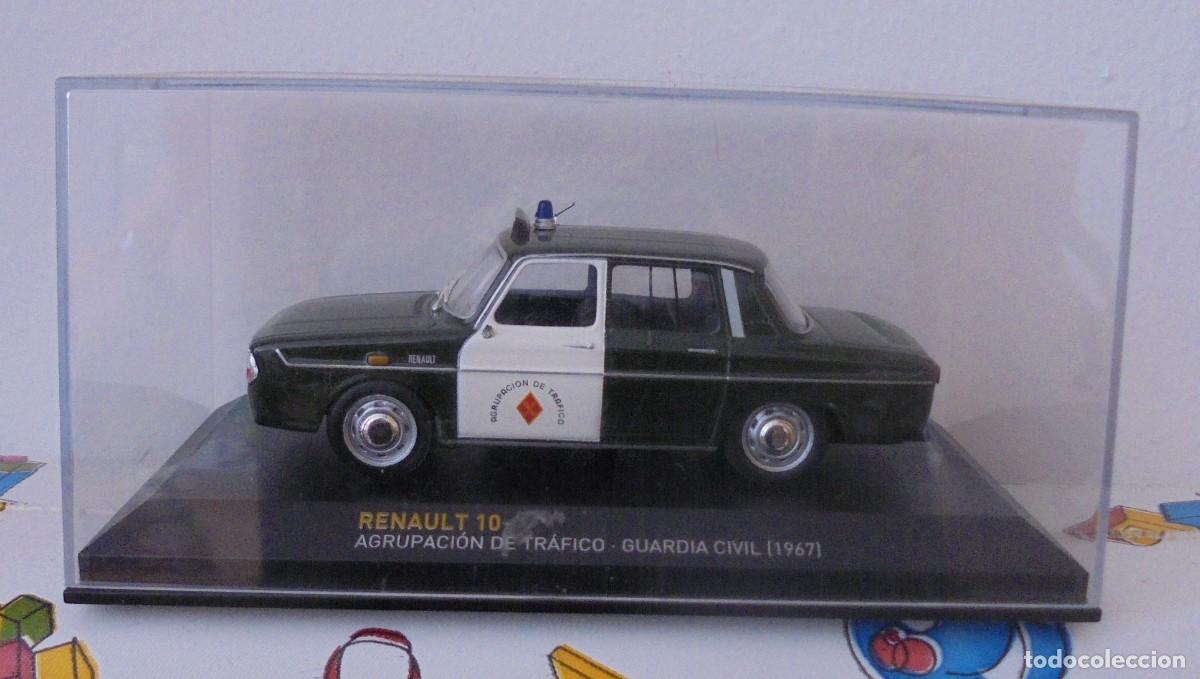 Coches a escala: GUARDIA CIVIL RENAULT 10 TR&Aacute;FICO 1967 A ESTRENAR EN SU CAJA