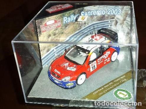 Coches a escala: CITROEN XSARA WRC RALLYE DE sanremo 2003 S.LOEB - D.ELENA EDICION LIMITADA ESCALA 1/43 DE VITESSE EN