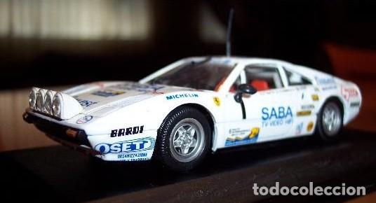 Coches a escala: FERRARI 308 GTB Car #1 &ldquo;SABA&rdquo; Rally Internazionale Della Lana ESCALA 1/43 DE VITESSE EN CAJA no orig