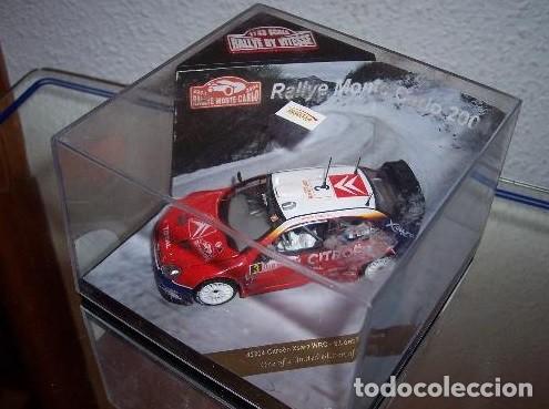 Coches a escala: CITROEN XSARA WRC RALLYE DE MONTECARLO 2004 S.LOEB - D.ELENA EDICION LIMITADA ESCALA 1/43 DE VITESSE