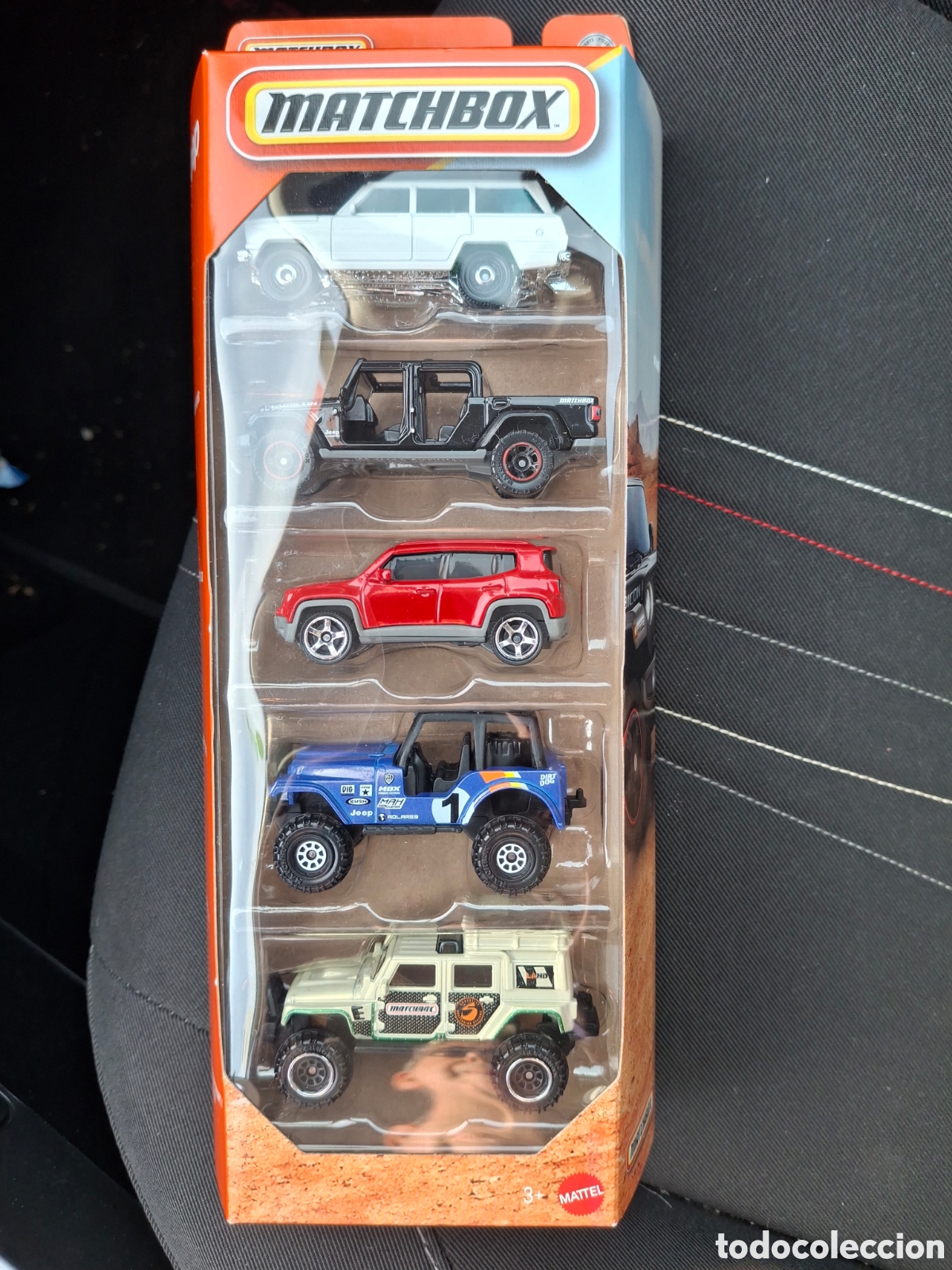Coches a escala: MATCHBOX METAL 5 UNIDADES EXPOSITOR NUEVAS .JEEP