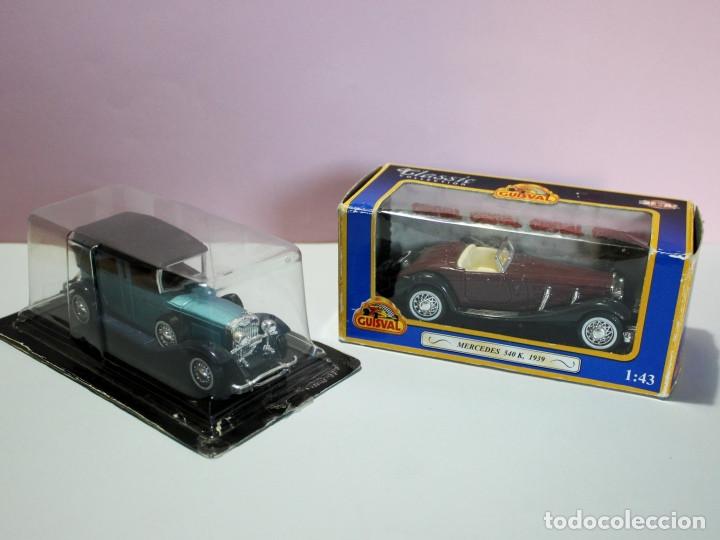 Coches a escala: Lincoln y Mercedes de Guisval E: 1/43