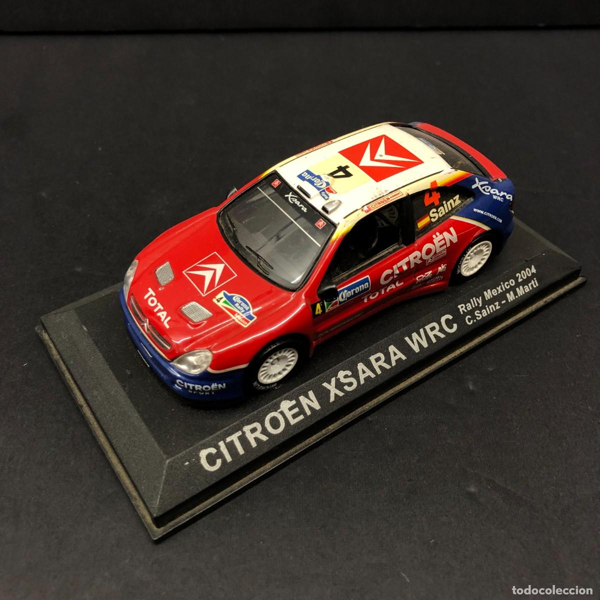 Coches a escala: COCHE DE JUGUETE - CITROEN XSARA WRC - RALLY MEXICO 2004 - C. SAINZ, M. MARTI - 1:43 / 58