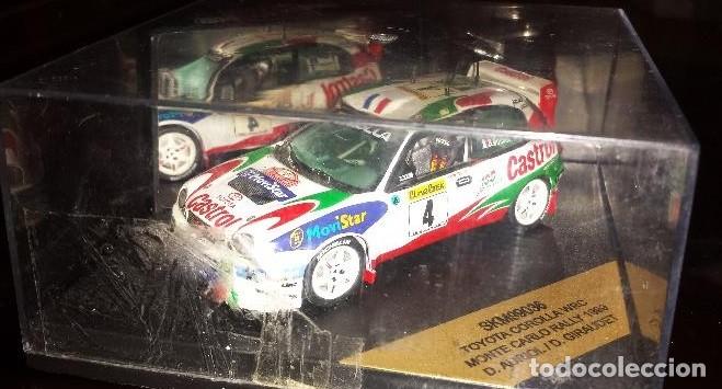 Coches a escala: TOYOTA COROLLA WRC RALLYE DE MONTECARLO 1999 D.AURIOL - D. GIRAUDET ESCALA 1/43 DE SKID VITESSE EN C