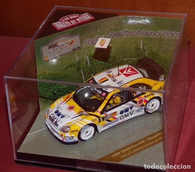 Coches a escala: CITROEN XSARA WRC RALLYE DEUTSCHLAND 2007 F. DUVAL ESCALA 1/43 DE VITESSE EN CAJA