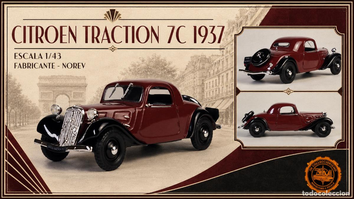 Voitures &agrave; l'&eacute;chelle: Citroen Traction 7C 1937
