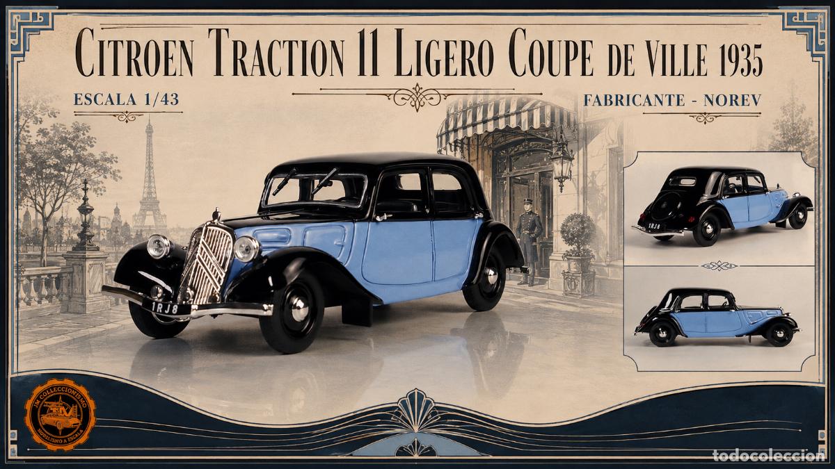 Coches a escala: Citroen Traction 11AL 1935