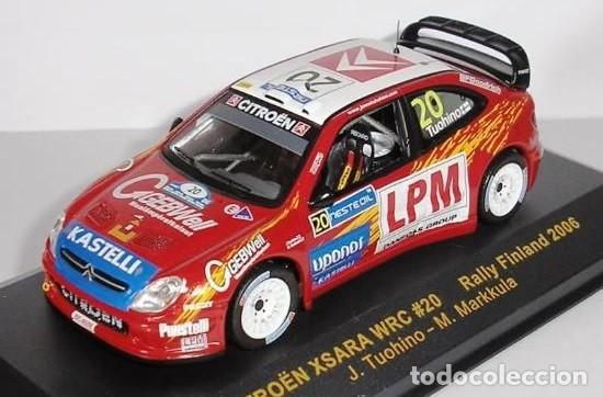 Coches a escala: CITROEN XSARA WRC RALLY FINLAND 2006 J.TUOHINO - M.MARKKULA ESCALA 1/43 DE IXO EN SU CAJA