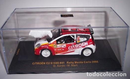 Coches a escala: CITROEN C2 S1600 RALLYE DE MONTECARLO 2005 D.SORDO - M.MARTI ESCALA /43 DE IXO EN CAJA