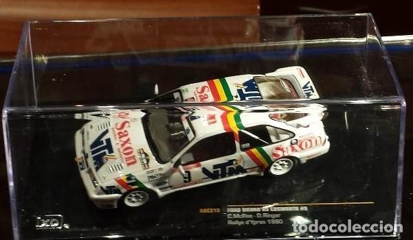 Coches a escala: FORD SIERRA RS COSWORTH RALLYE DYEPRES 1990 C.MCRAE -D.RINGER ESCALA 1/43 DE IXO EN SU caja