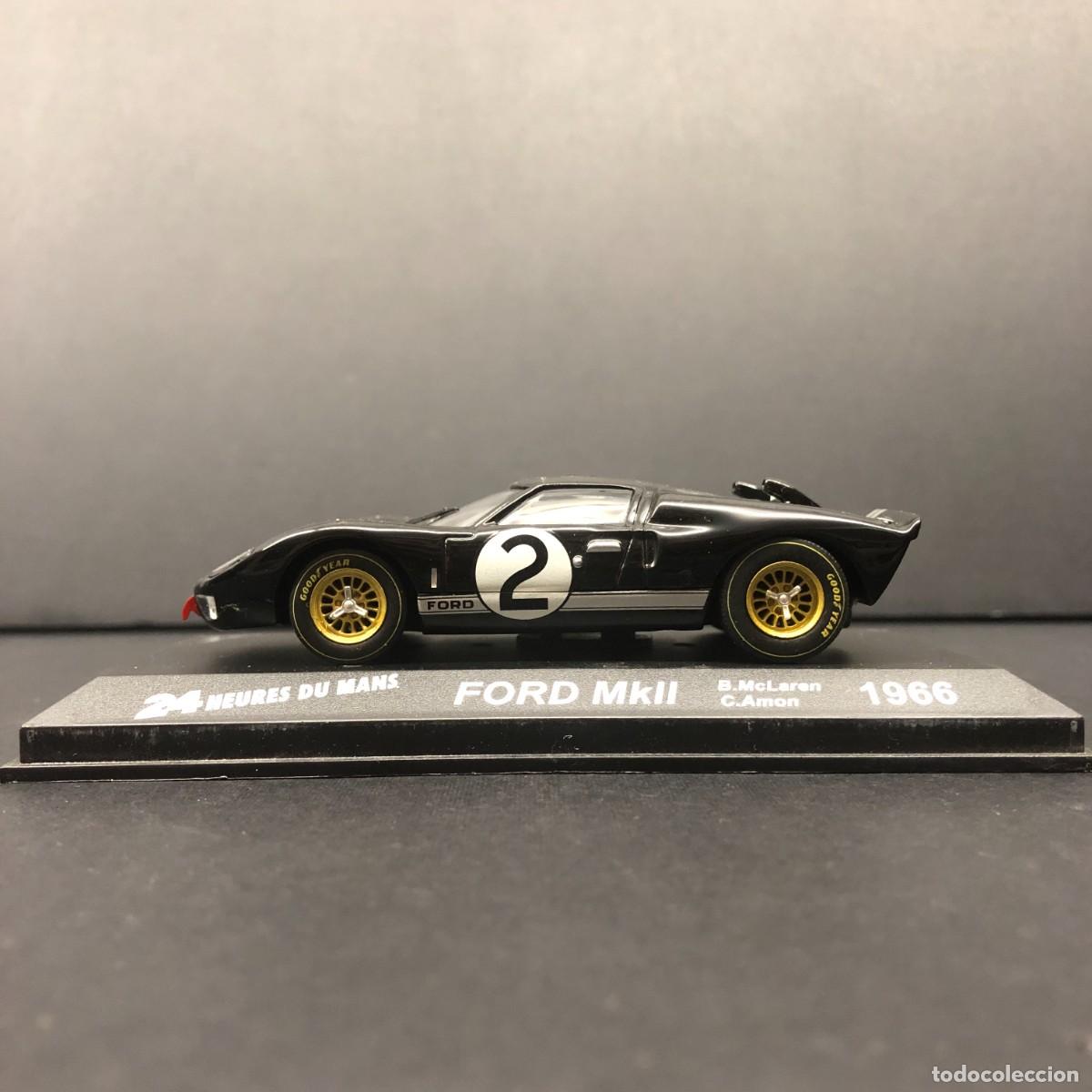 Coches a escala: COCHE DE JUGUETE - FORD MKII - B. MCLAREN, C. AMON - 1966 - 24 HEURES DU MANS - ESCALA 1:43 / 234