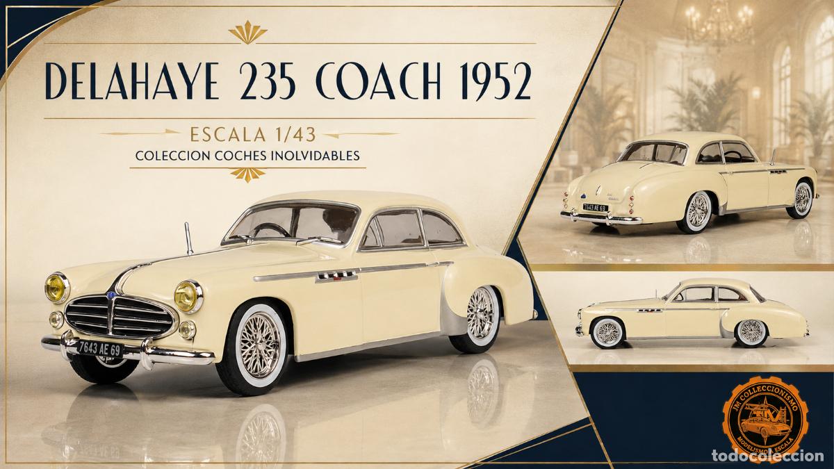 Coches a escala: Delahaye 235 Coach 1952