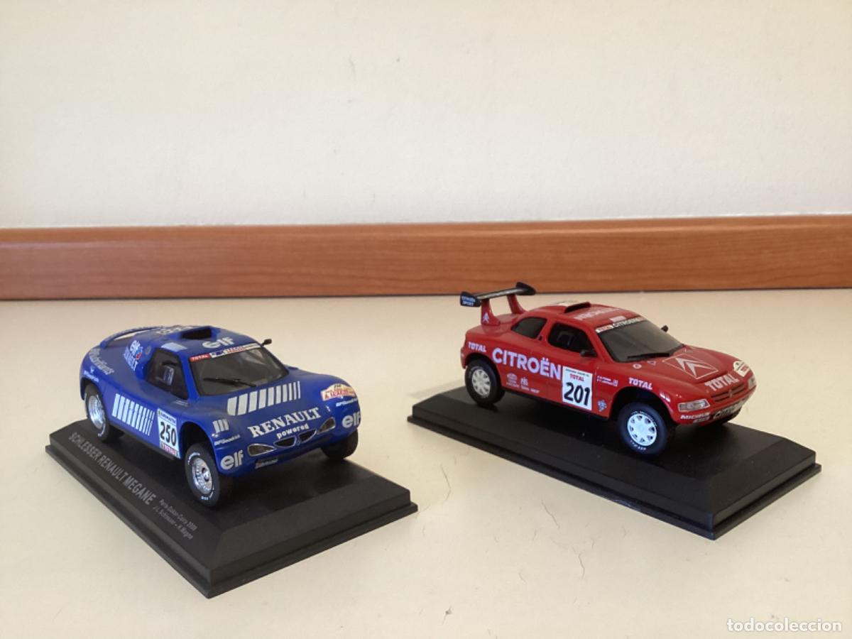 Voitures &agrave; l'&eacute;chelle: Lote dakar citroen zx rallye raid schlesser renault megane 1/43