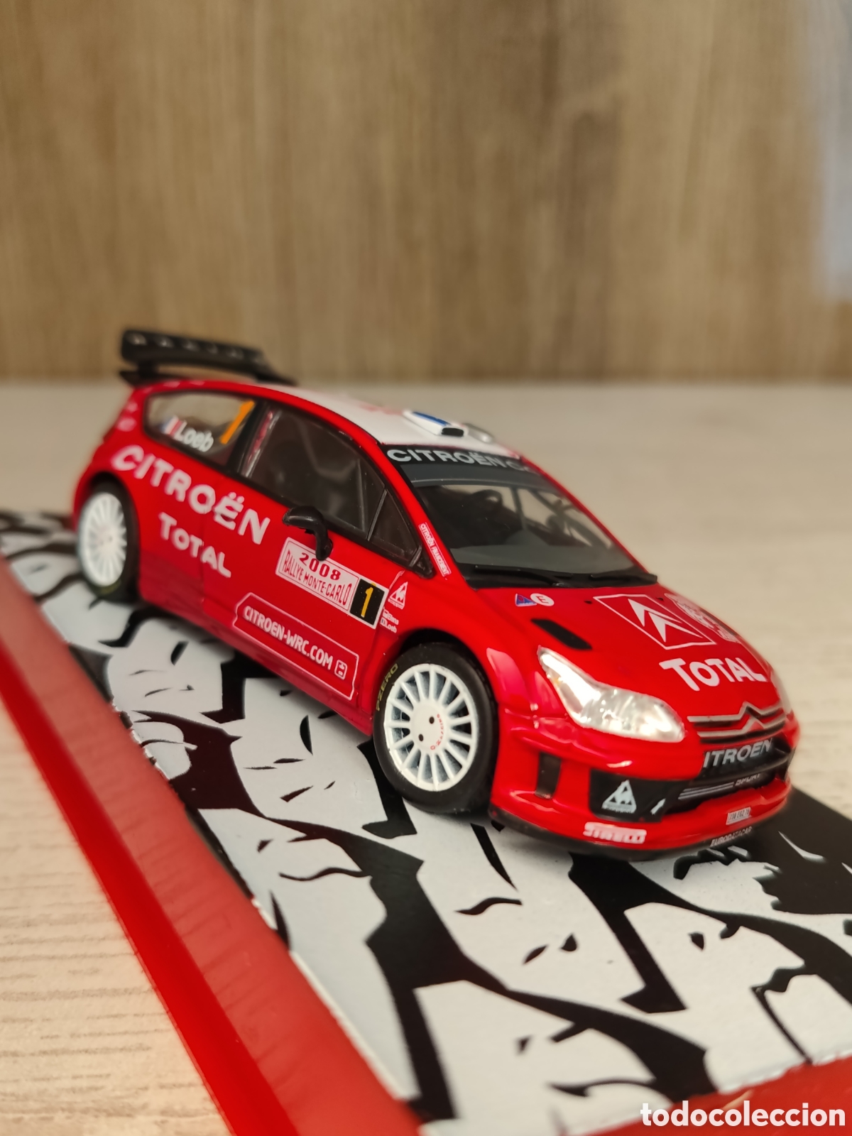 Coches a escala: CITRO&Euml;N C4 WRC LOEB MONTECARLO