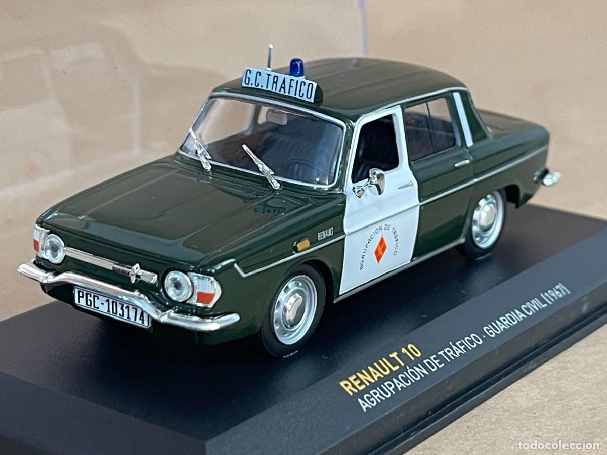 Coches a escala: Coche RENAULT 10 Agrupaci&oacute;n de Tr&aacute;fico - Guardia Civil (1967) 1:43 die-cast metal car ixo altaya pgc
