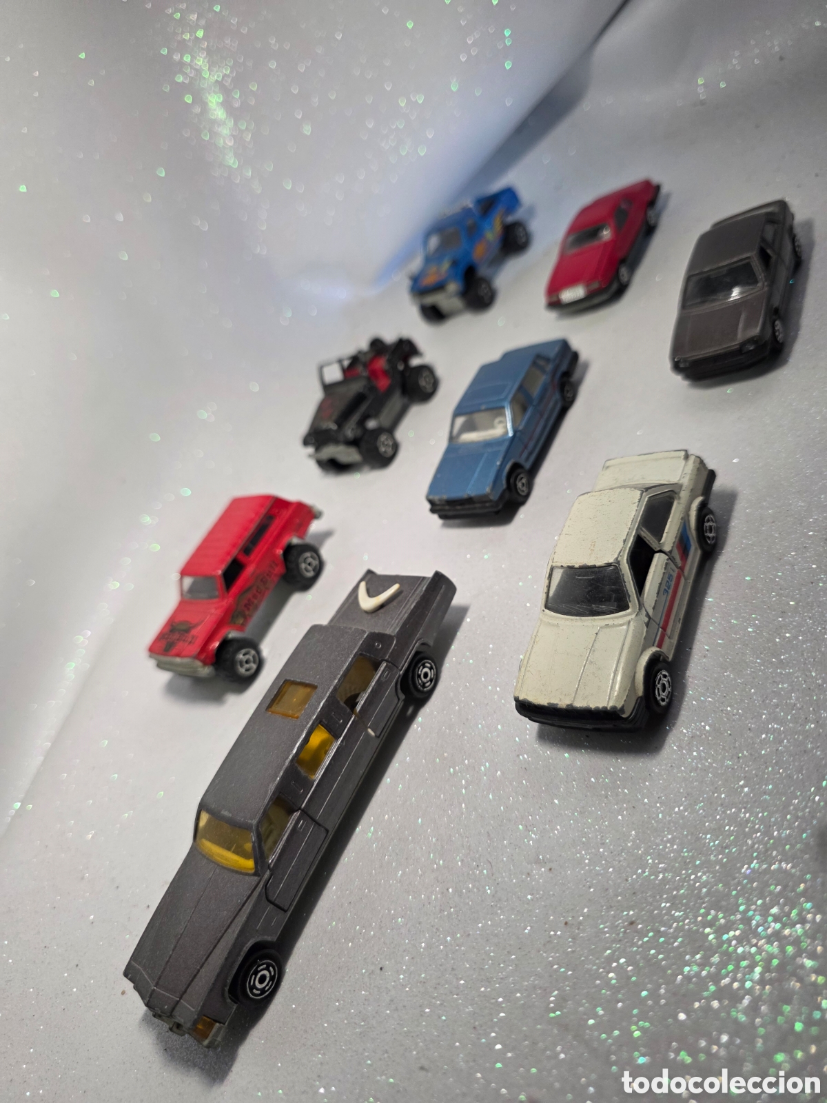 Coches a escala: Lote 8 coches majorette variados clasicos