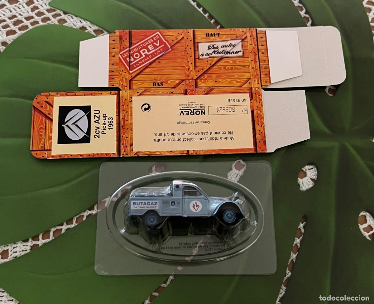 Coches a escala: Citroen 2CV AZU Pick-Up Butagaz 1964 Norev 1:43