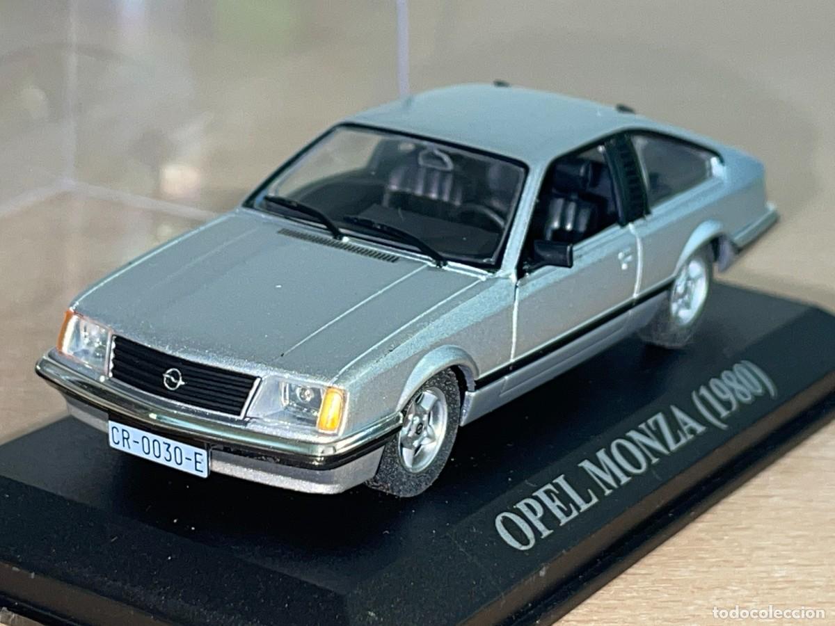 Coches a escala: Coche OPEL MONZA (1980) matr&iacute;cula Ciudad Real gris metalizado 1:43 die-cast metal car 1/43 altaya