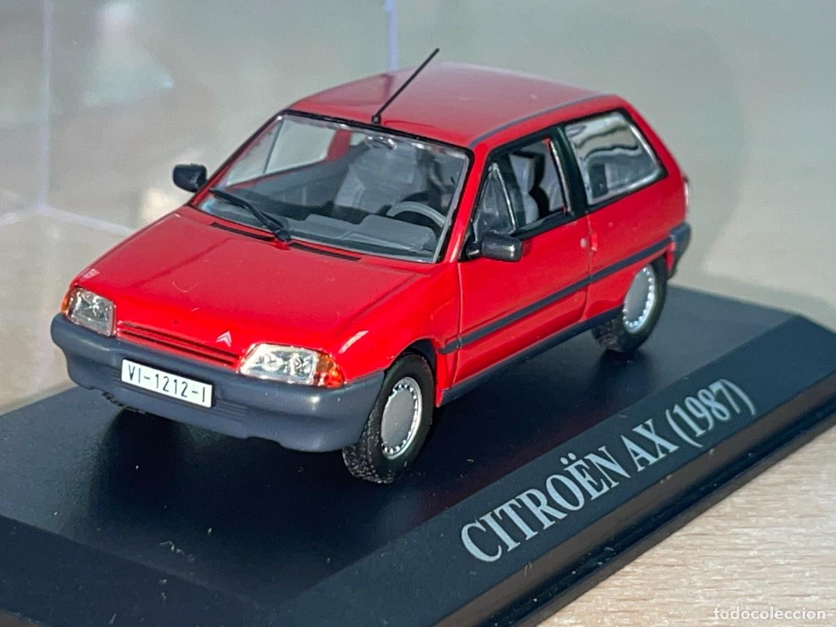 Coches a escala: Coche CITRO&Euml;N AX (1987) matr&iacute;cula Alava rojo 1:43 die-cast metal car 1/43 altaya