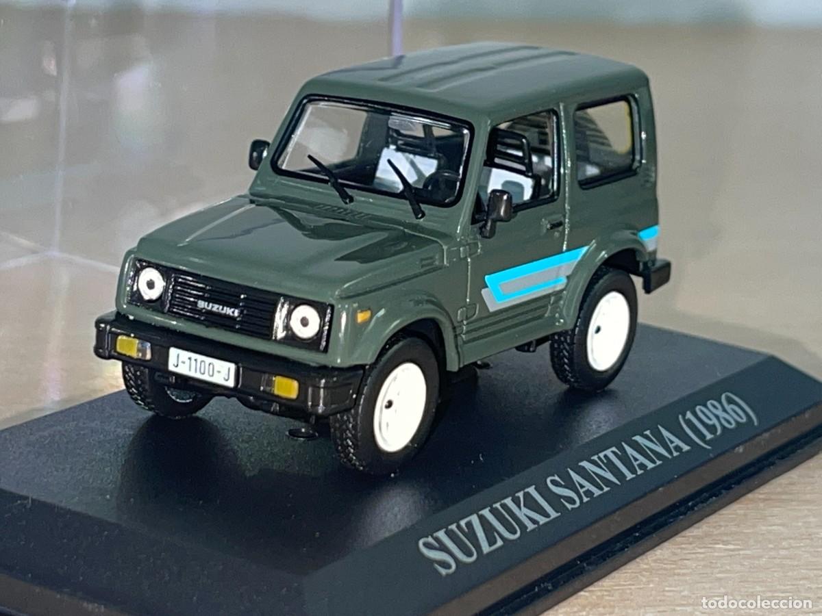 Coches a escala: Coche SUZUKI SANTANA (1986) matr&iacute;cula Jaen verde 1:43 die-cast metal car 1/43 altaya