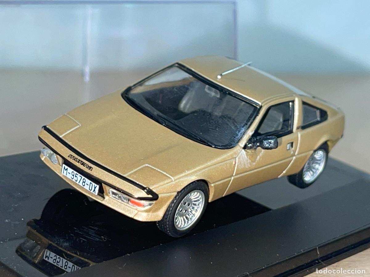 Coches a escala: Coche TALBOT MATRA Murena (1981) matr&iacute;cula Madrid dorado 1:43 die-cast metal car 1/43 altaya