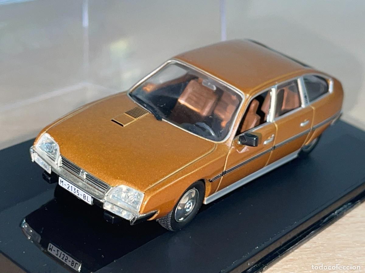 Coches a escala: Coche CITRO&Euml;N CX2400 Palas (1976) matr&iacute;cula Madrid bronce metalizado 1:43 die-cast metal 1/43 altaya
