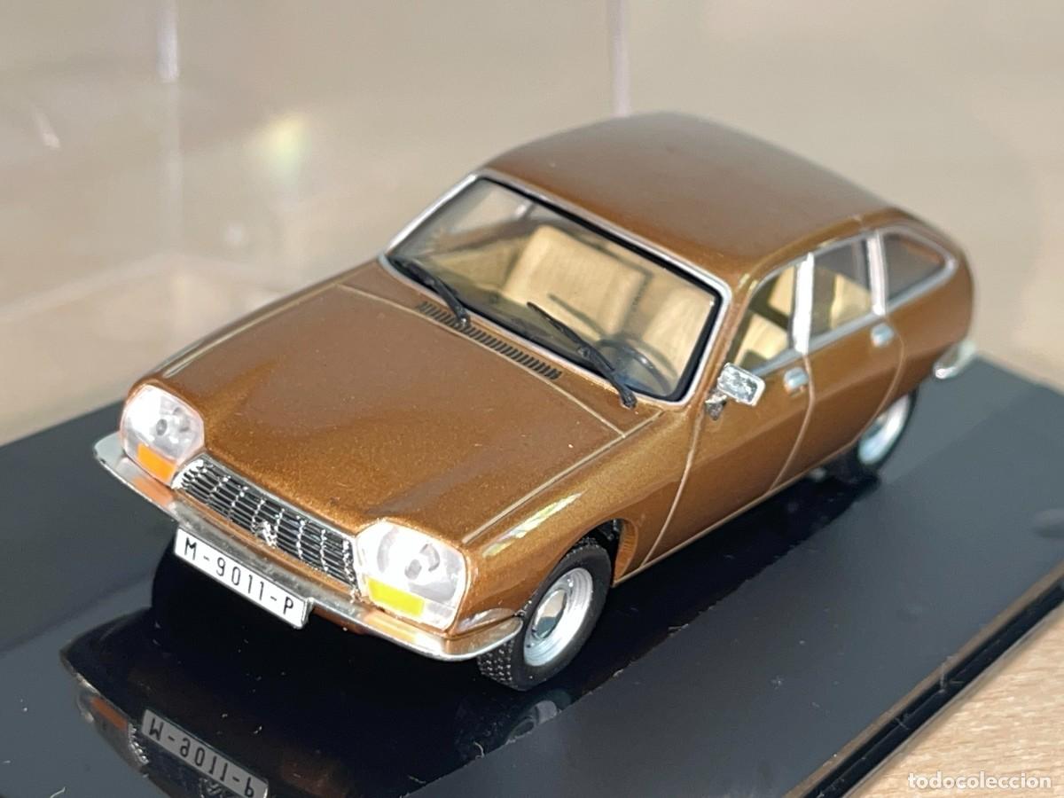 Coches a escala: Coche CITRO&Euml;N GS (1971) matr&iacute;cula Madrid bronce metalizado 1:43 die-cast car metal 1/43 altaya