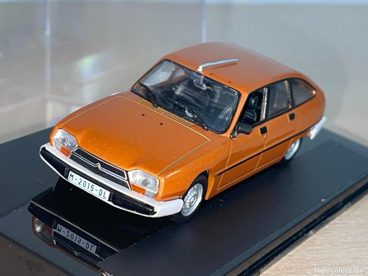 Coches a escala: Coche CITRO&Euml;N GSA (1980) matr&iacute;cula Madrid bronce metalizado 1:43 die-cast car metal 1/43 altaya