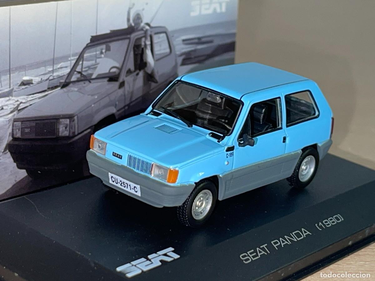 Coches a escala: Colecci&oacute;n SEAT coche Seat PANDA (1980) matr&iacute;cula Cuenca azul 1:43 die-cast metal car 1/43 altaya