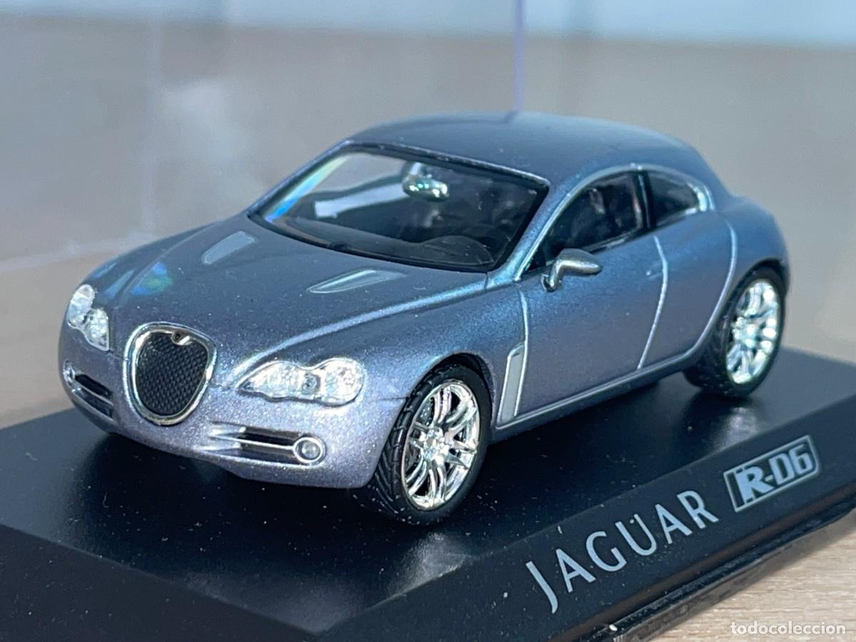 Coches a escala: Coche JAGUAR R-D6 gris metalizado 1:43 die-cast metal car 1/43 altaya Concept Cars