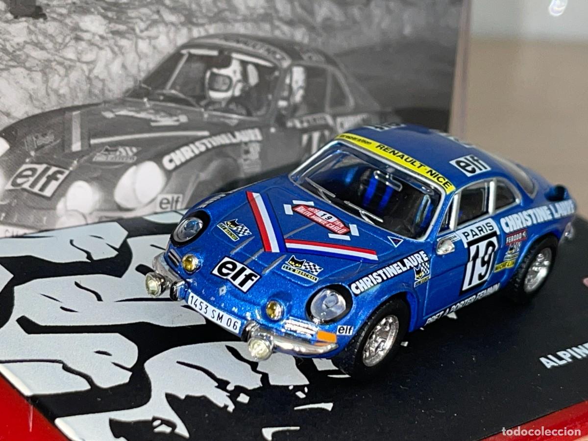 Coches a escala: Coche ALPINE RENAULT A110 1600 Rallye Monte-Carlo 1976 Mouton - Conconi 1:43 die-cast metal altaya