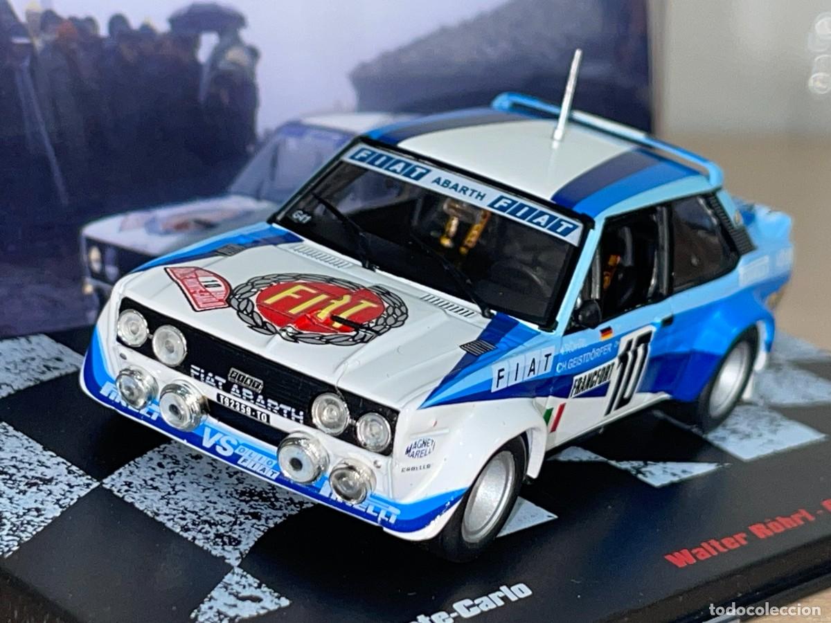 Coches a escala: Coche FIAT 131 Abarth Rallye Monte-Carlo 1980 R&ouml;hrl - Geistd&ouml;rfer 1:43 die-cast metal car altaya