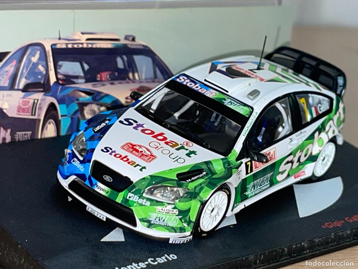 Coches a escala: Coche FORD FOCUS WRC Rallye Monte-Carlo 2008 Galli - Bernacchini 1:43 die-cast metal car altaya