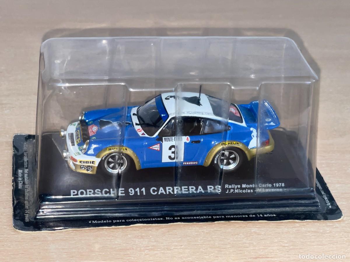 Coches a escala: Coche PORSCHE 911 Carrera RS Rallye MonteCarlo 1978 Nicolas-Laverne 1:43 die-cast metal car altaya