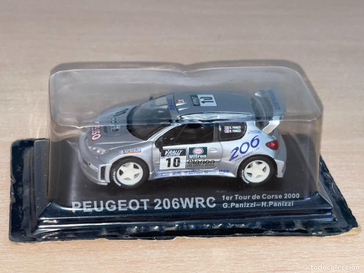 Coches a escala: Coche PEUGEOT 206 WRC 1er Tour de Corse 2000 Panizzi - Panizzi 1:43 die-cast metal car altaya