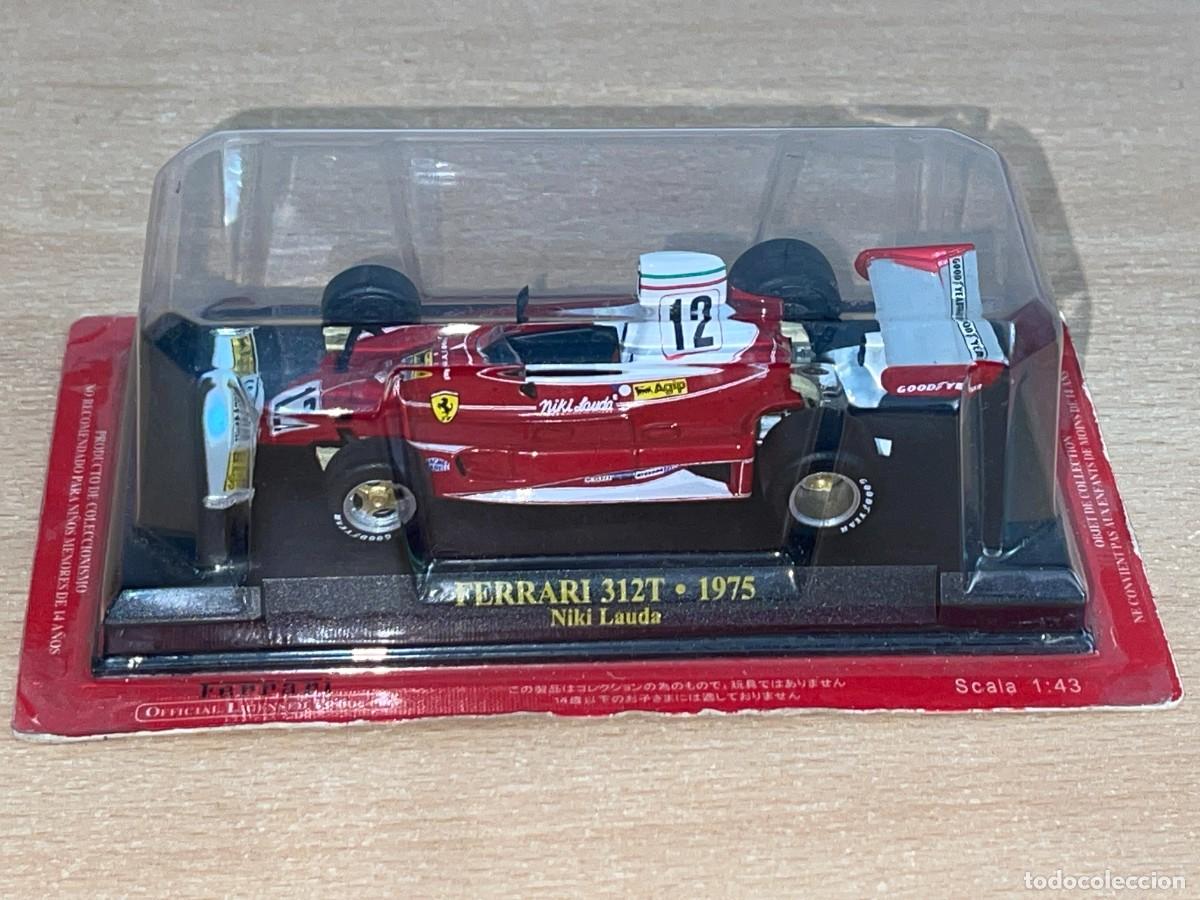 Coches a escala: Coche F&oacute;rmula 1 FERRARI 312T (1975) Niki Lauda 1:43 die-cast altaya 1/43 Official Licensed Product