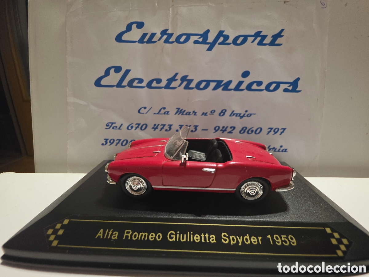 Coches a escala: Alfa Romeo Giulietta Spyder 1959 escala 1/43