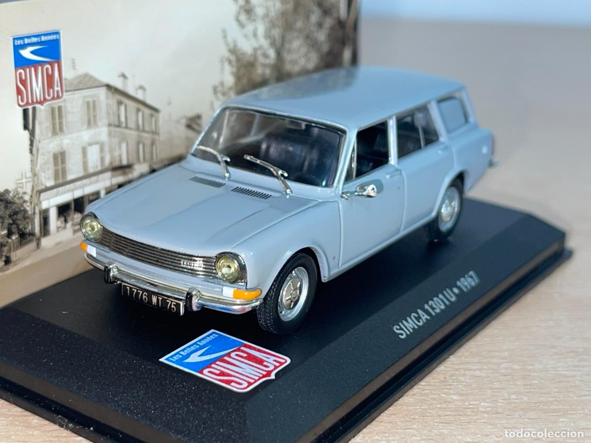 Coches a escala: Coche SIMCA 1301 U (1967) gris 1:43 die-cast metal car 1/43 altaya colecci&oacute;n SIMCA ranchera 1301u