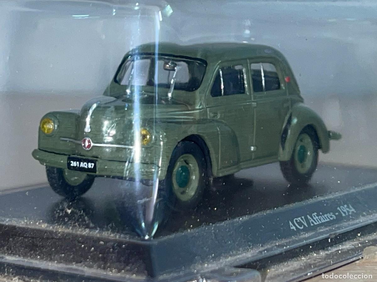 Coches a escala: Coche 4CV Affaires (1954) verde 1:43 die-cast metal car 1/43 eligor renault 4 cv