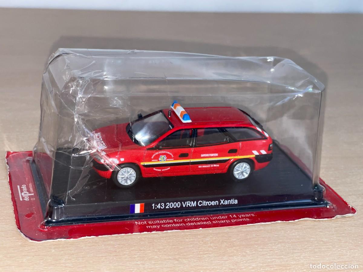 Coches a escala: Coche Citro&euml;n Xantia VRM 2000 Wedecin Bomberos rojo 1:43 die-cast metal car 1/43 Del Prado