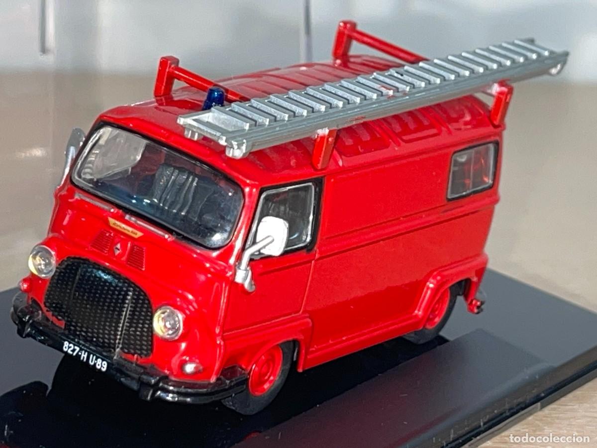 Coches a escala: Furgoneta RENAULT ESTAFETTE CTU (1970) Bomberos Pompiers 1:43 die-cast metal car 1/43 Del Prado