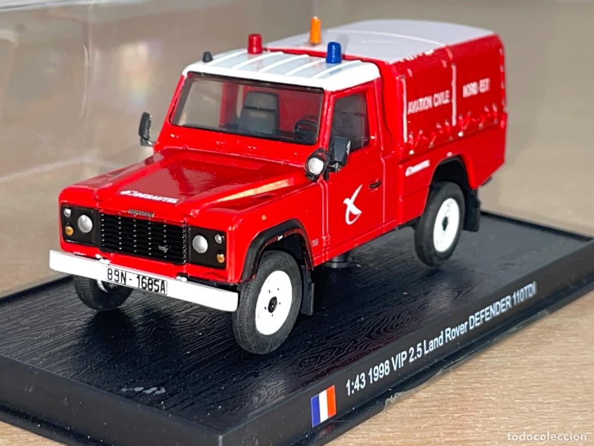 Coches a escala: Coche LAND ROVER DEFENDER 110 TDi 2.51 VIP (1998) Aviation Civile 1:43 die-cast metal 1/43 Del Prado